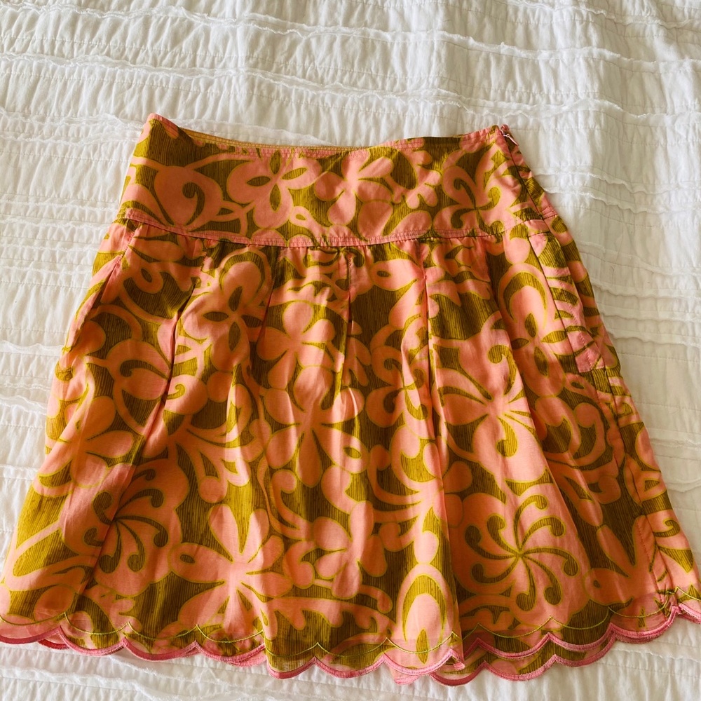 Tori Richards silk skirt NWT